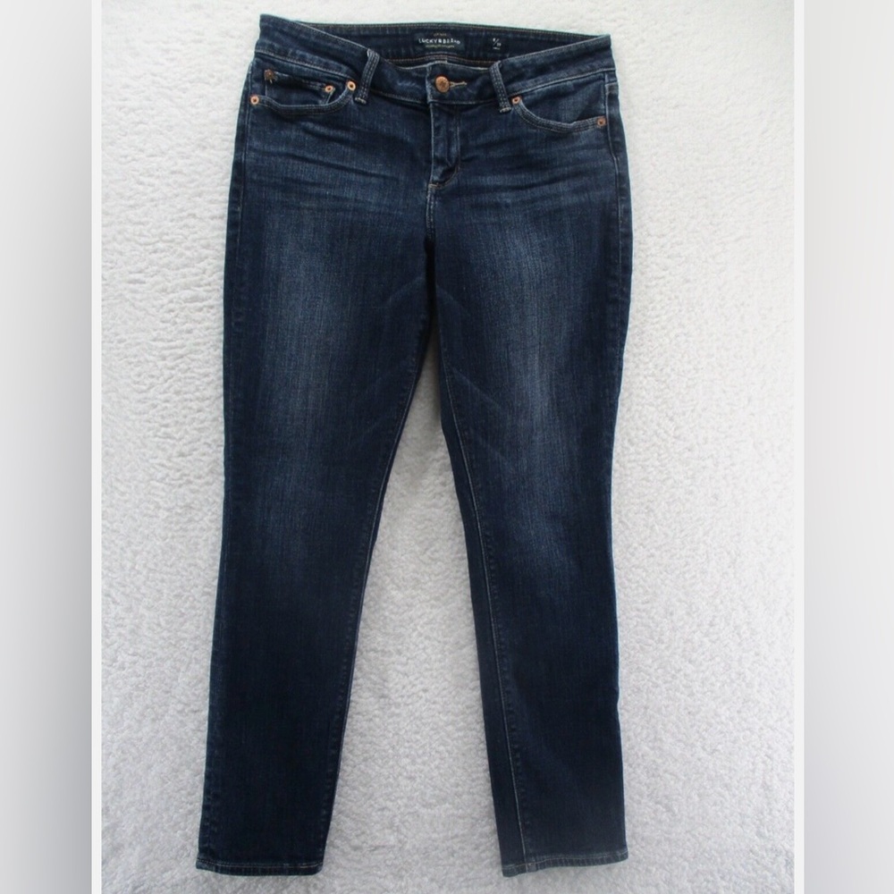 Lucky Brand Women’s LOLITA SKINNY Low Rise  Dark Wash Jeans Size 12/31 ANKLE